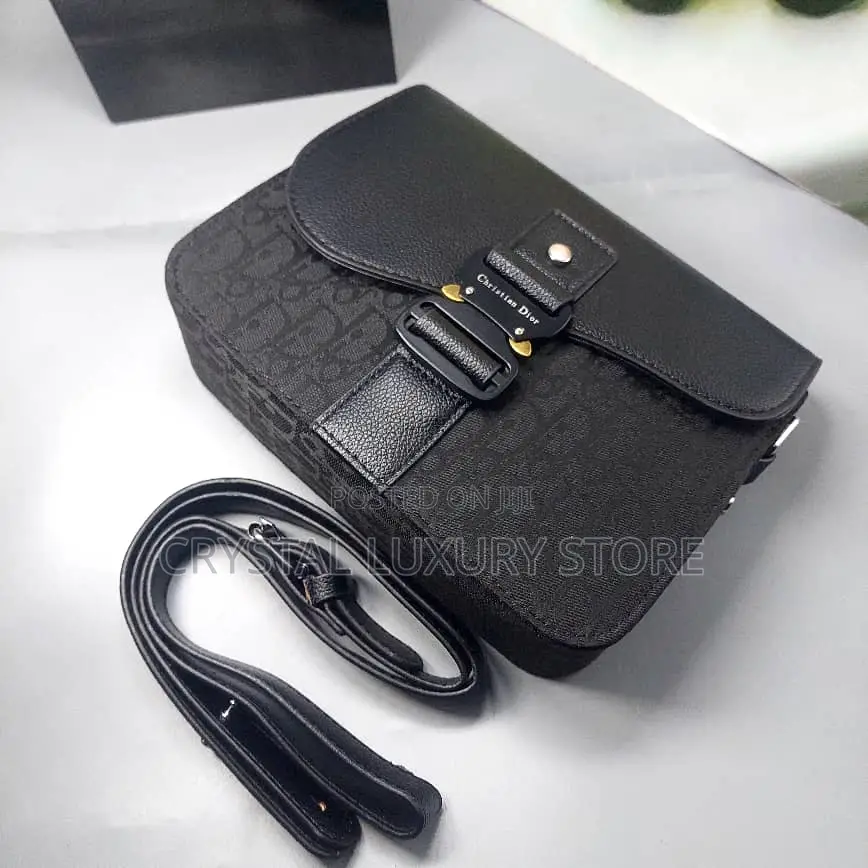 Mont Blanc Quality Luxury Men Genuine Leather Cross Bag