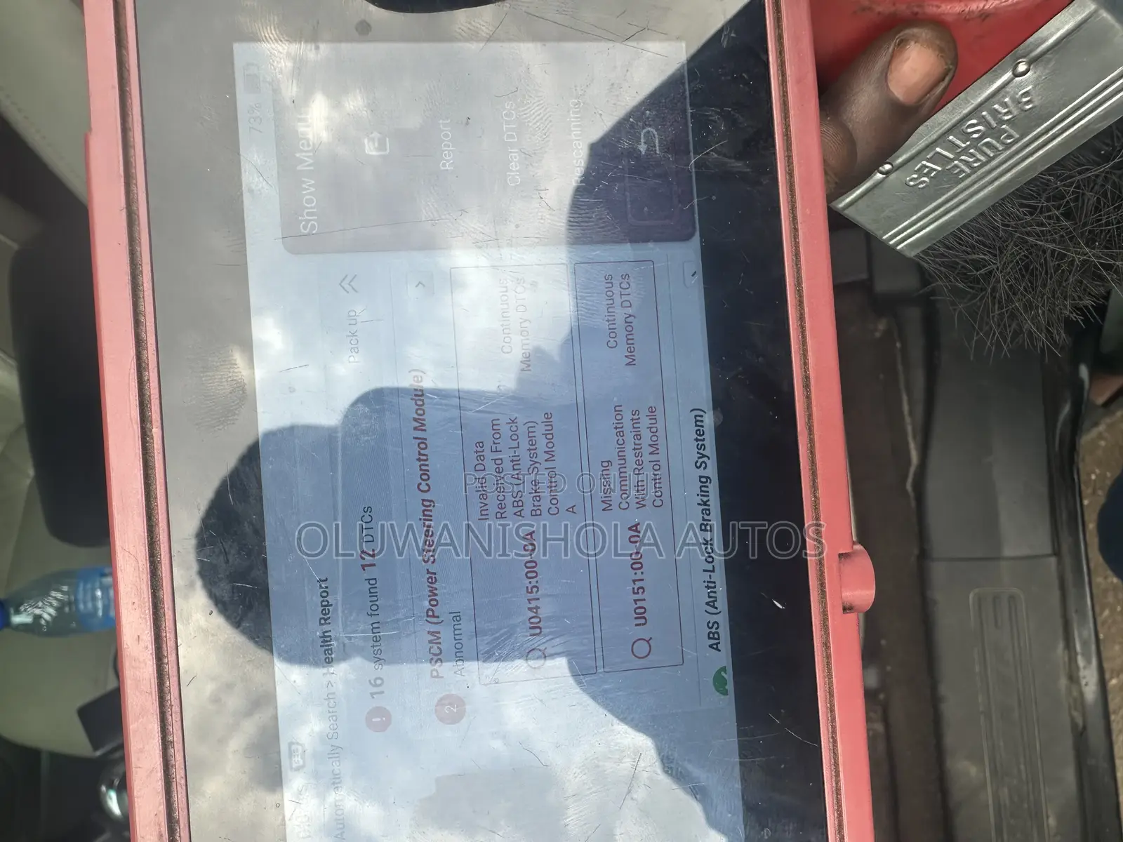 Best Car Inspector in Lagos With a Big Scanning Tool