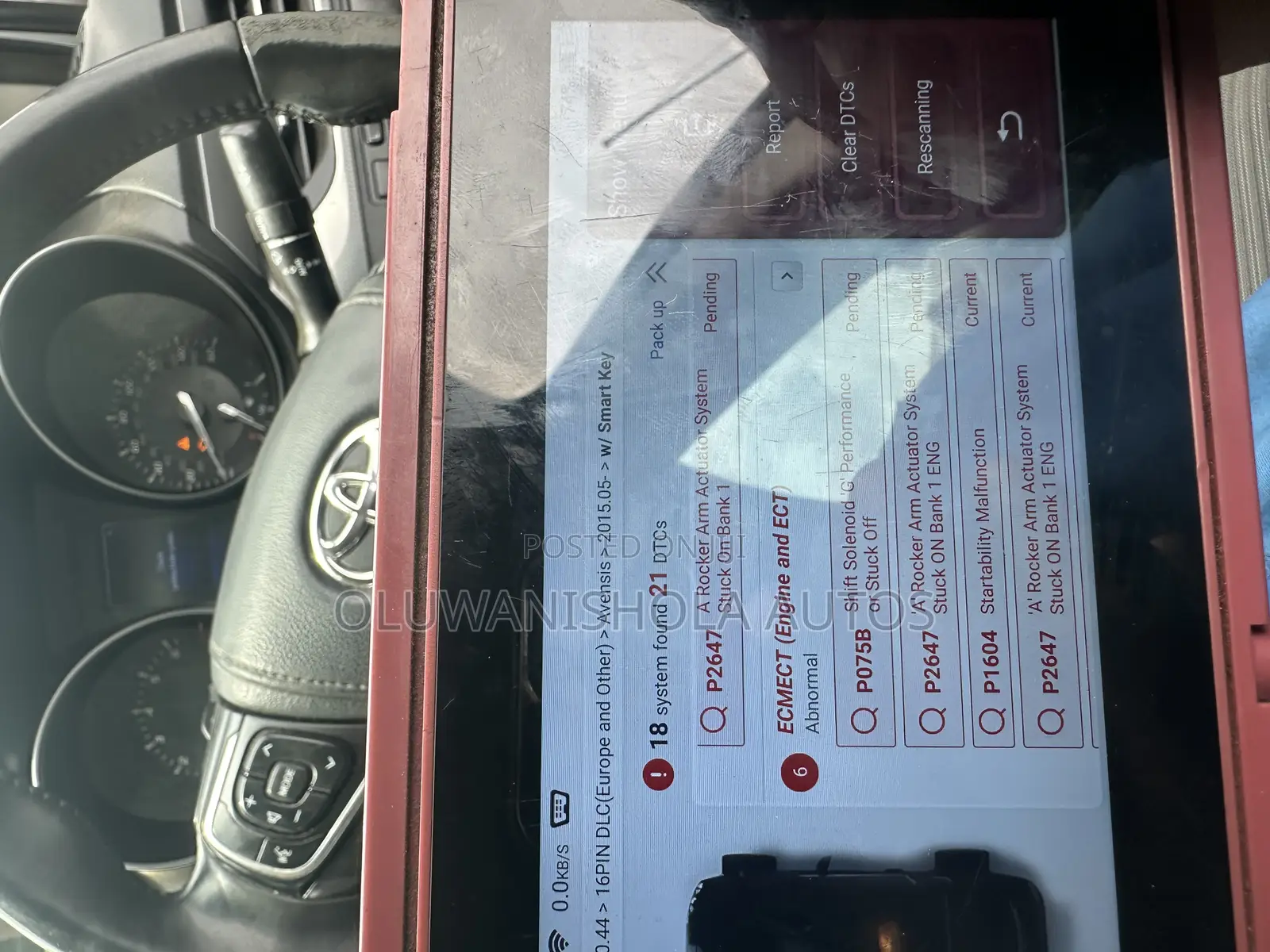 Best Car Inspector in Lagos With a Big Scanning Tool