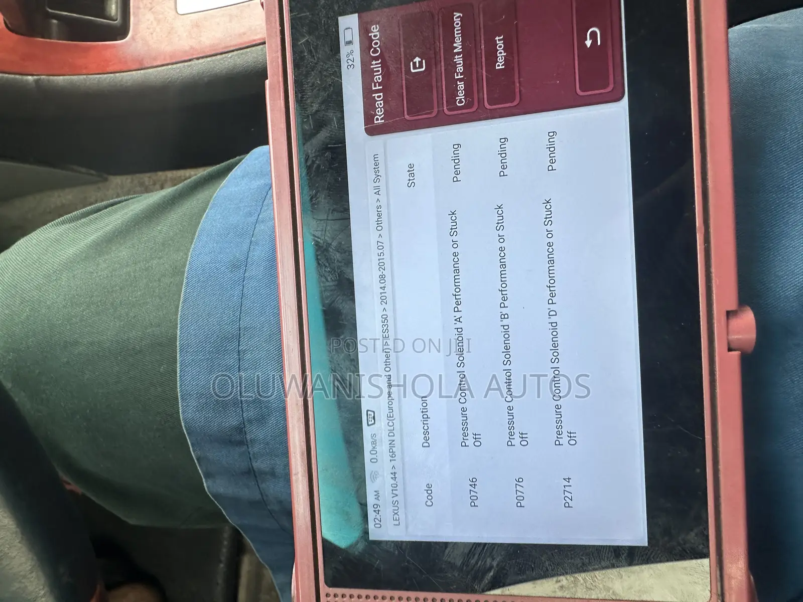Best Car Inspector in Lagos With a Big Scanning Tool