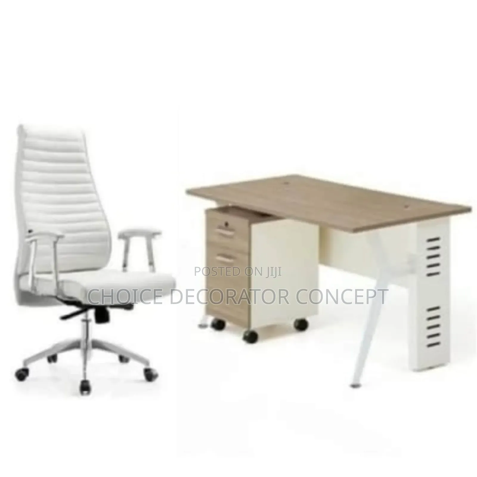 Set of Office Table With Office Executive Chair