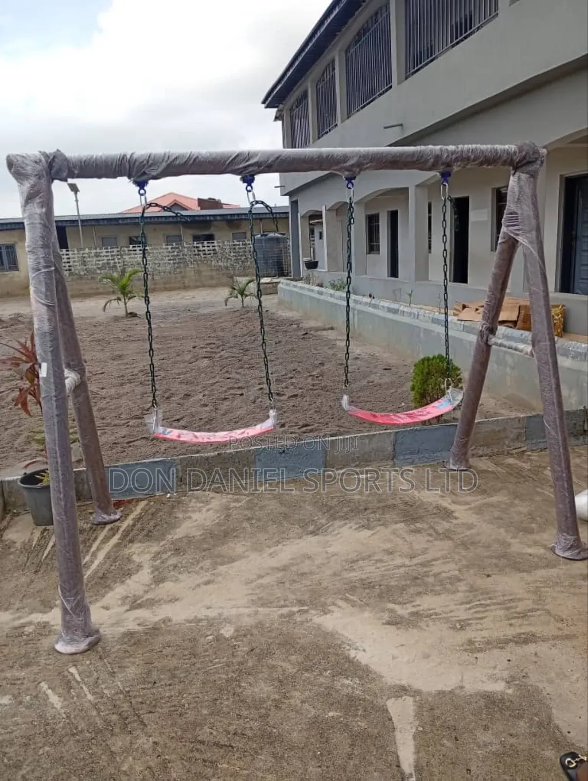 Children Playing Swings