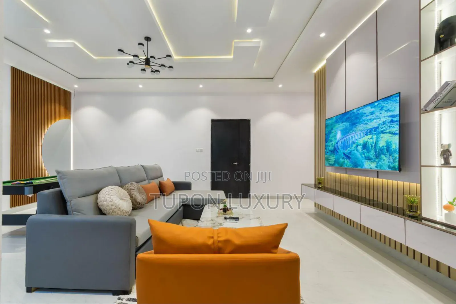 Luxury 1bedroom Apartment With Snooker, Rooftop Pool Gym