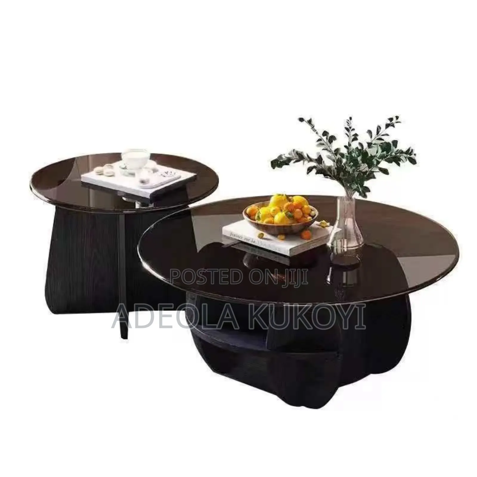 2 in 1 Glass Center Table