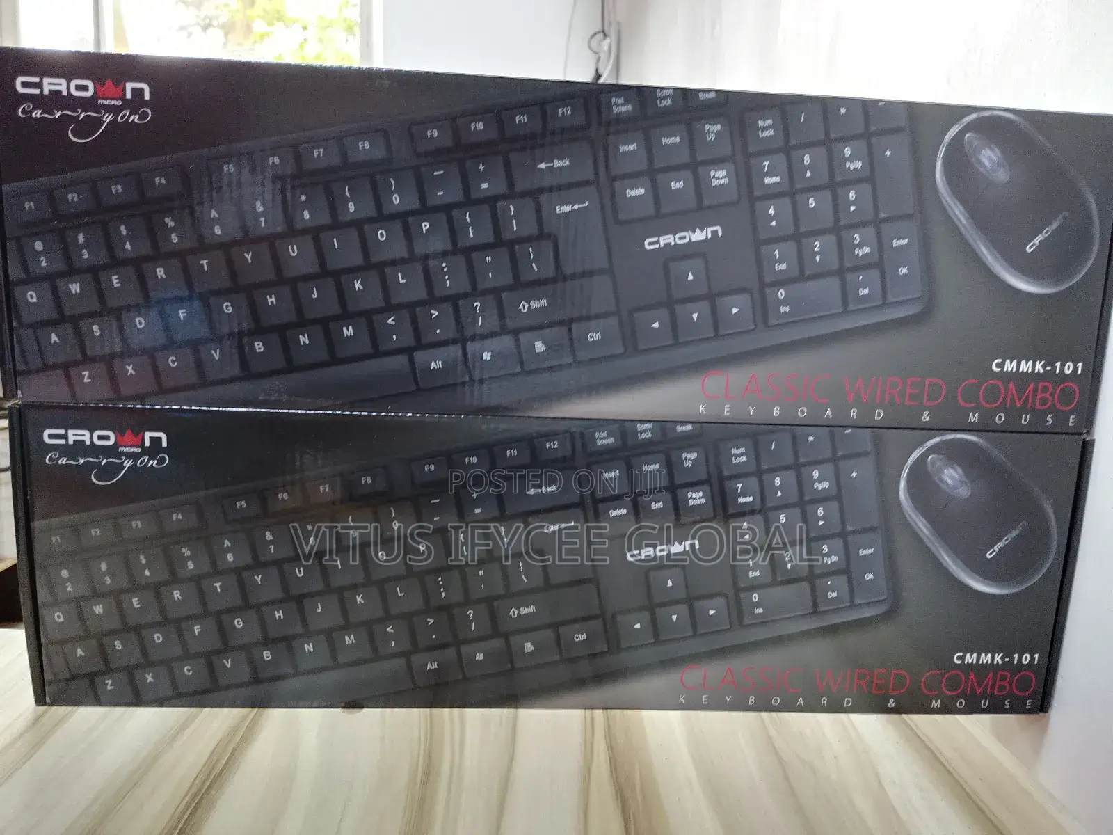 Crown Classic Combo Wired Keyboard Mose