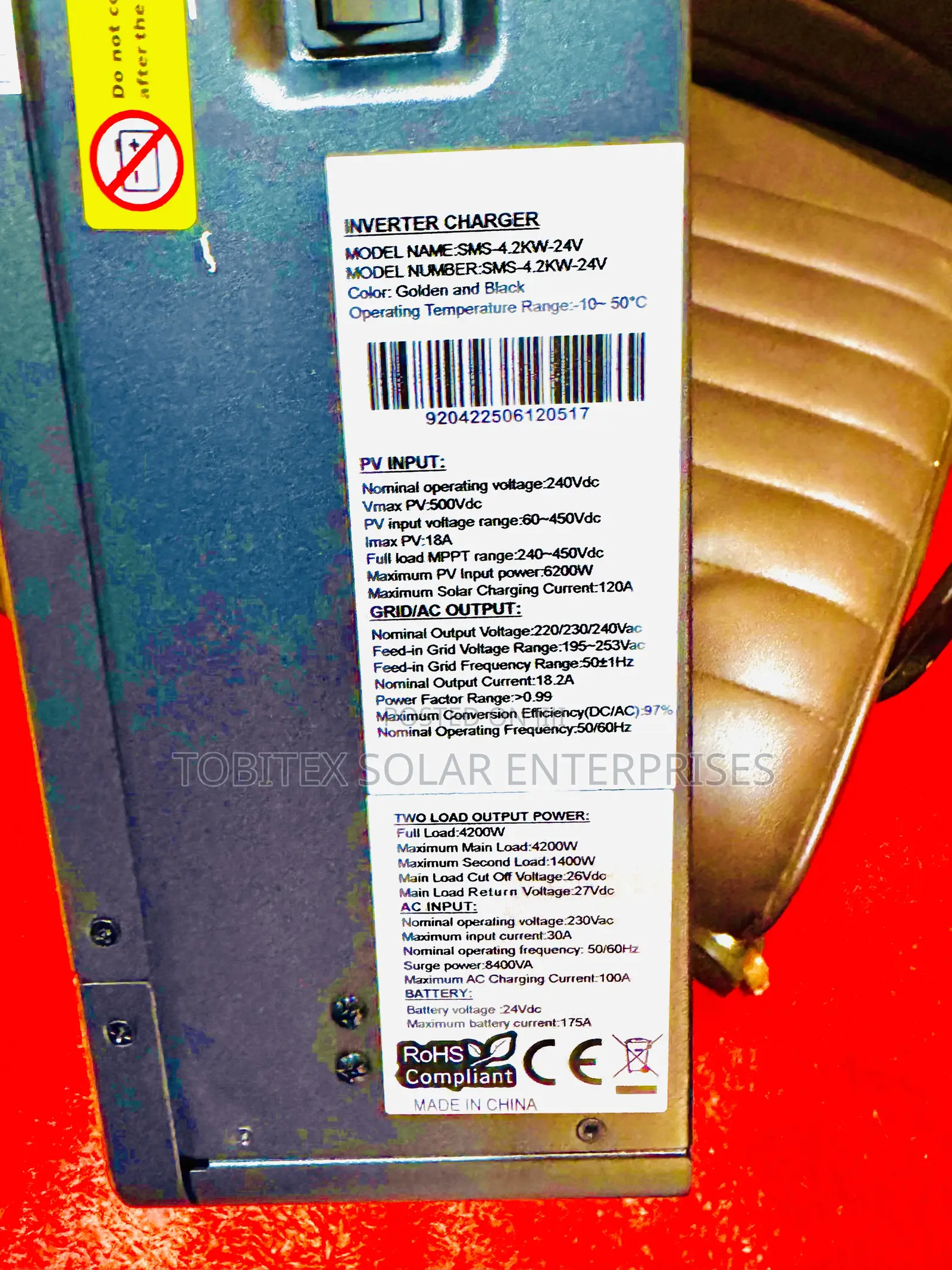 Sms Hybrid Inverter 4.2kva 24v