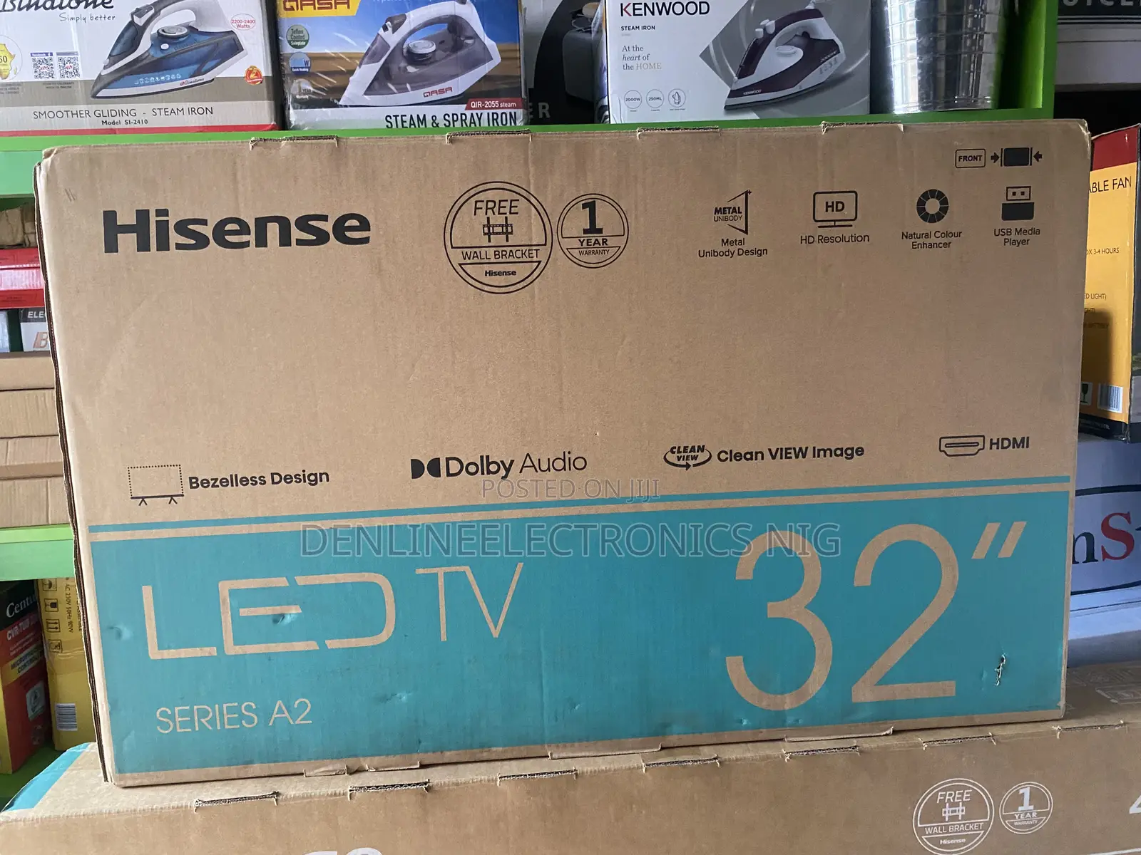 Brand New Hisense 32inches Led Television With Free Wall Bracket