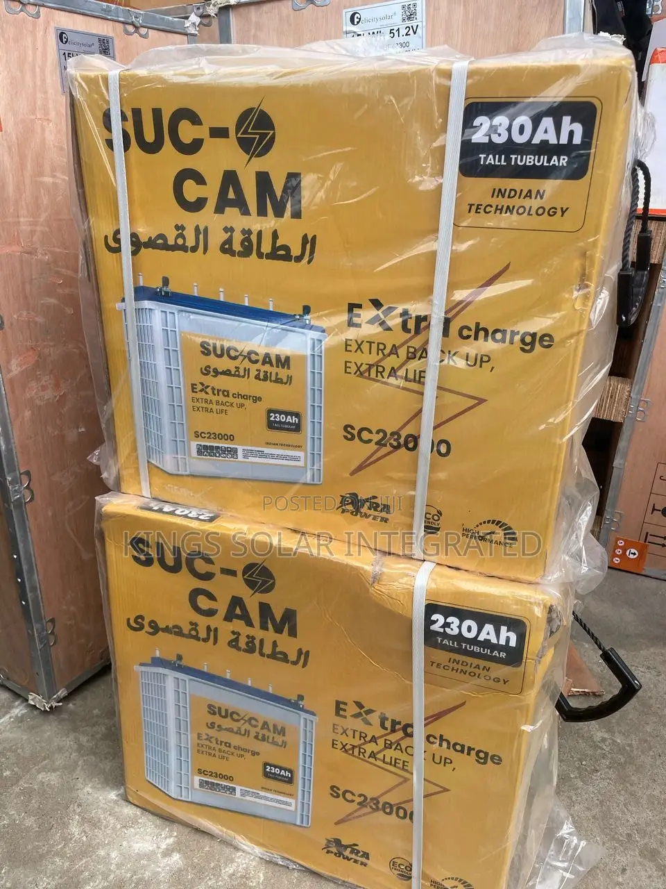Suc-Cam Tall Tubular Battery