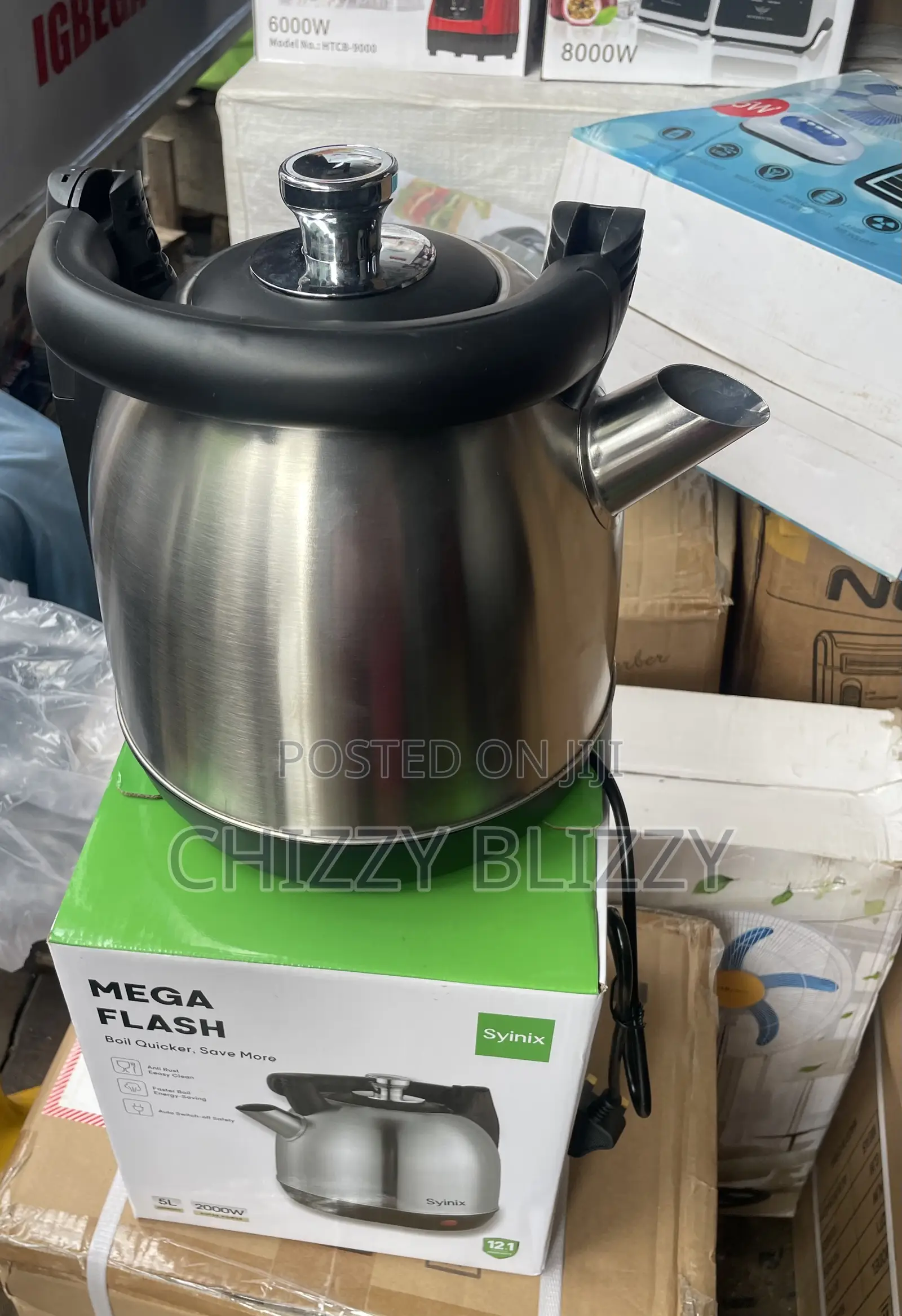 Syinix Mega Electric Kettle 6l