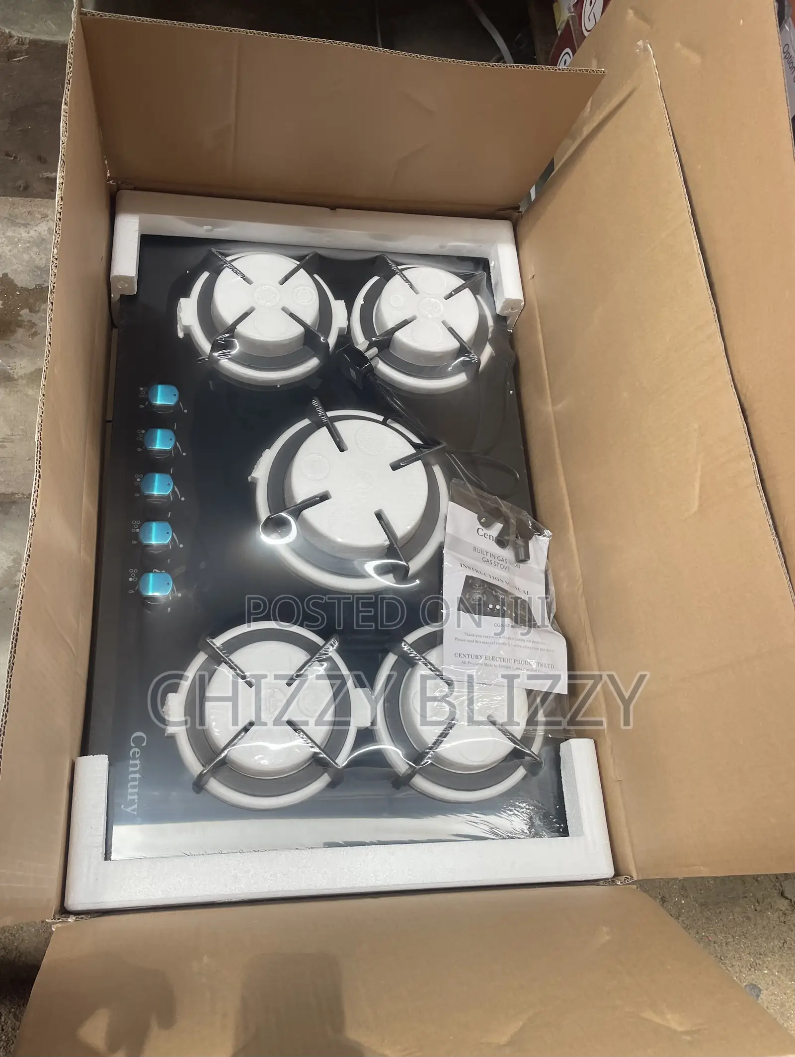 Century Inbuilt Gas Hob Stove,5burner