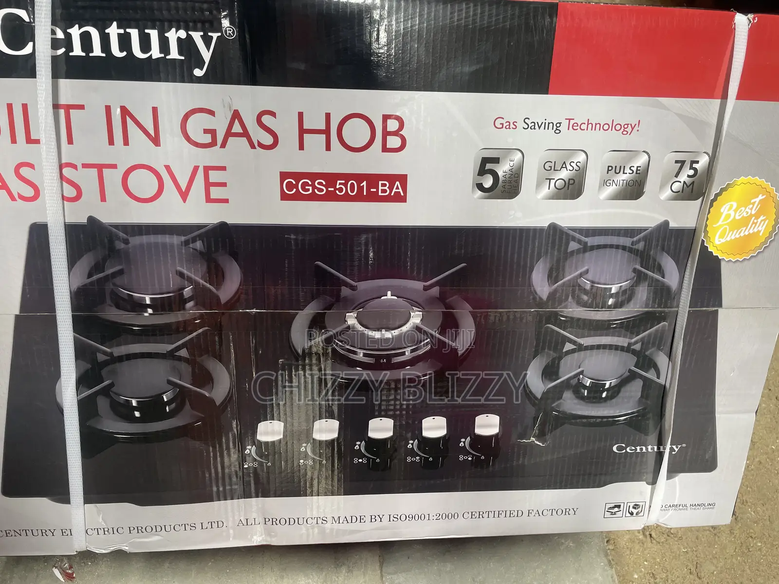Century Inbuilt Gas Hob Stove,5burner