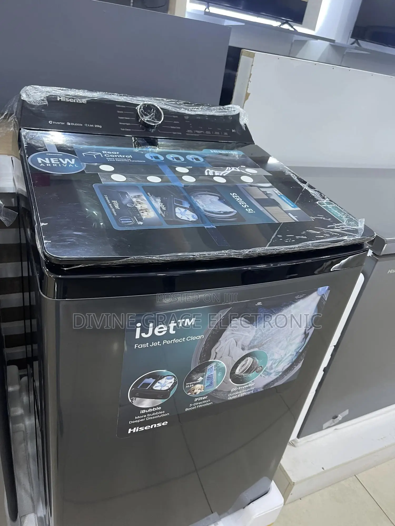 20kg Hisense Top Loaderrrr Hisense Wash/Spin Washing Machine