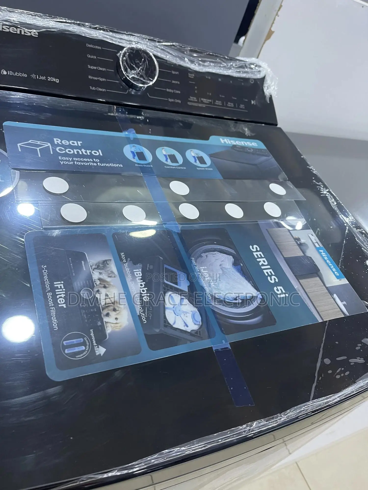20kg Hisense Top Loaderrrr Hisense Wash/Spin Washing Machine