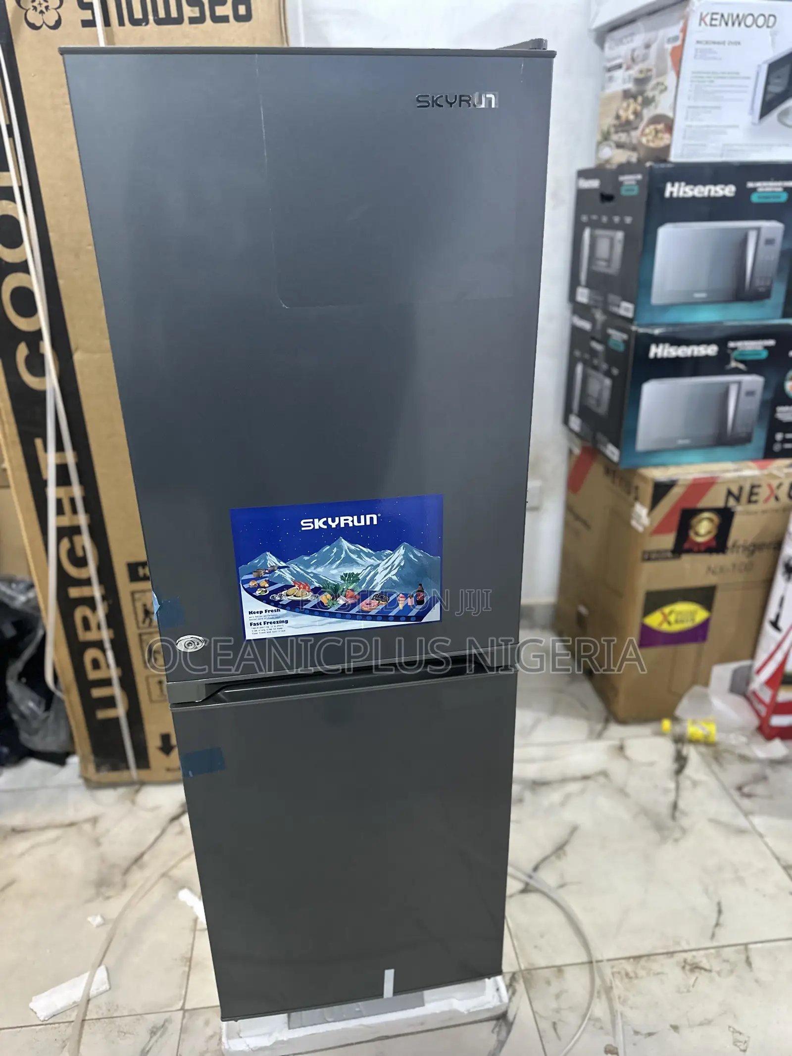Secure Skyrun Refrigerator 170l Double Door (Bcd-)