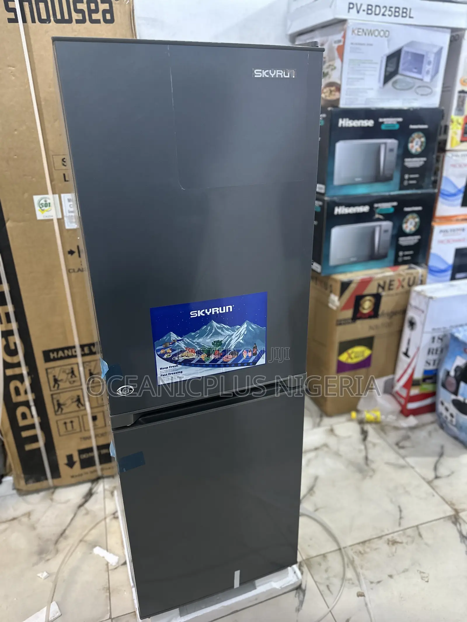 Trusted Safety Skyrun Refrigerator 170l Double Door (Bcd-)
