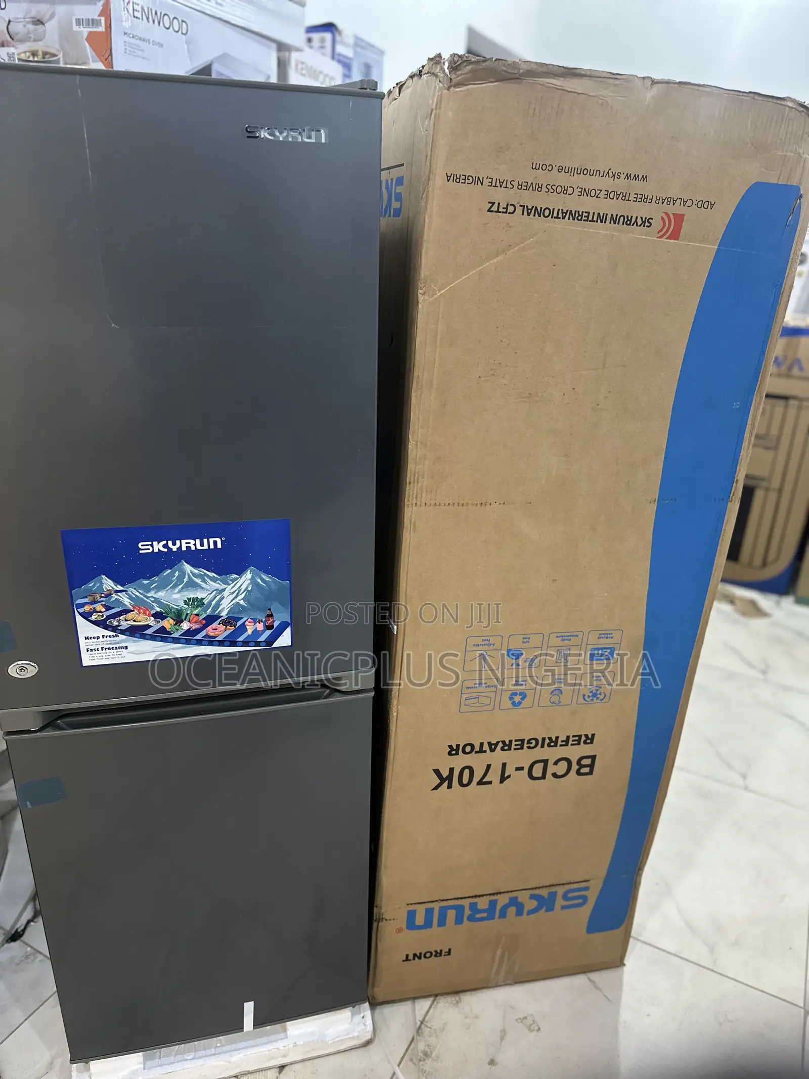Daily Essential Skyrun Refrigerator 170l Double Door (Bcd-)