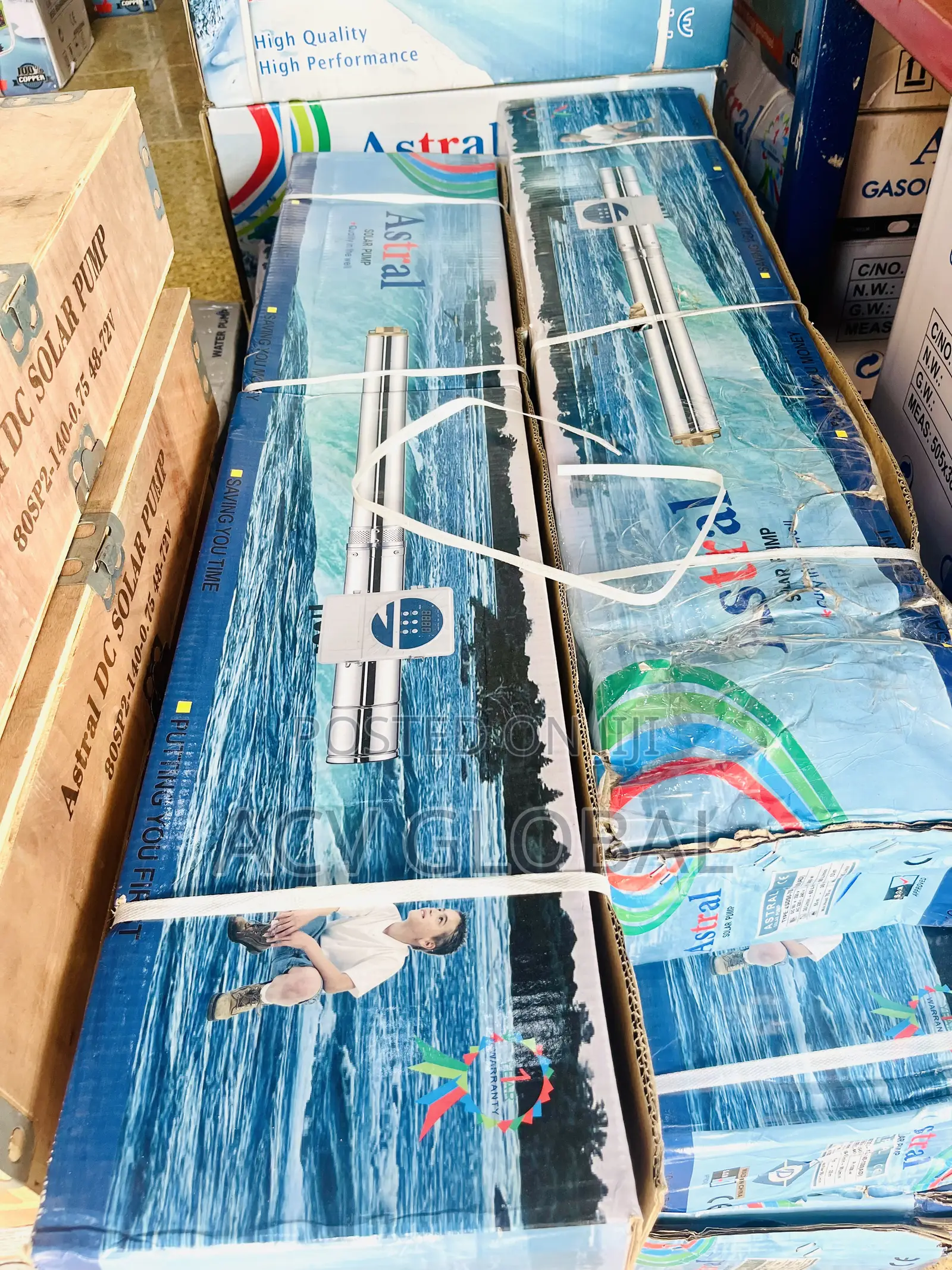 Solar and Electric Ac/Dc Astral Submersible Pumping Machine