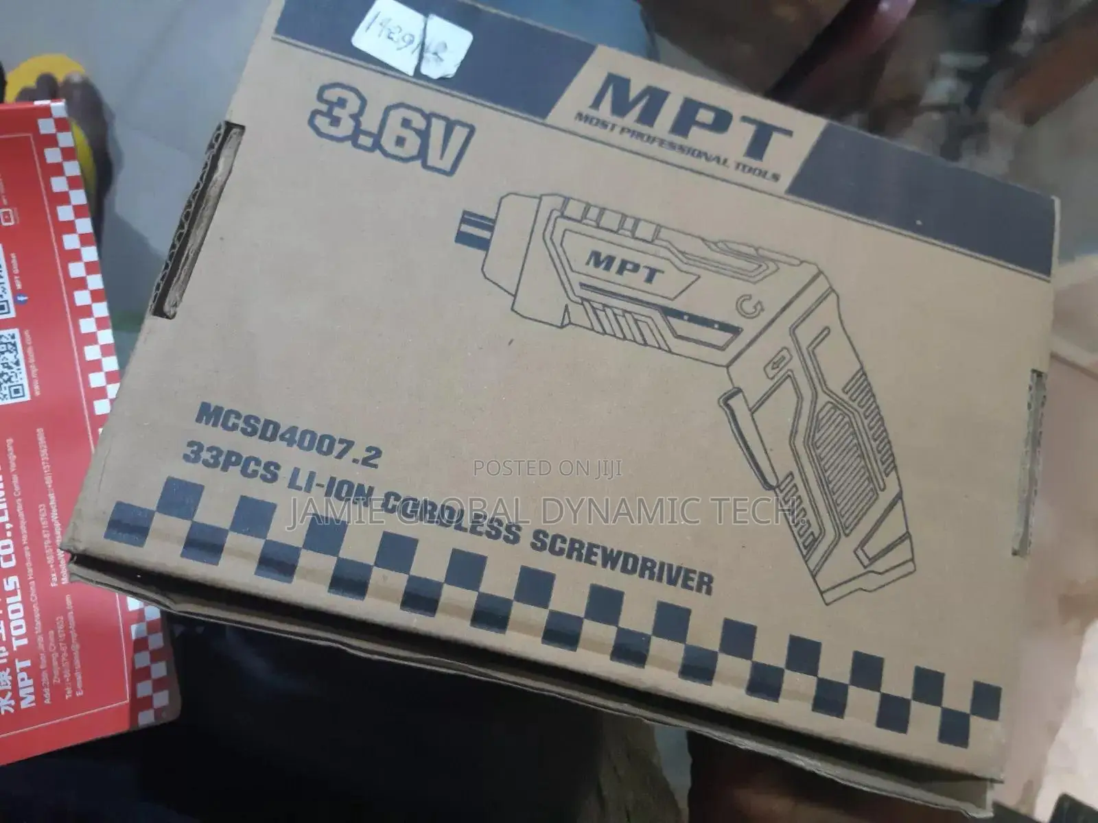 MPT 3.6v Rechargeable Screwdriver Machine