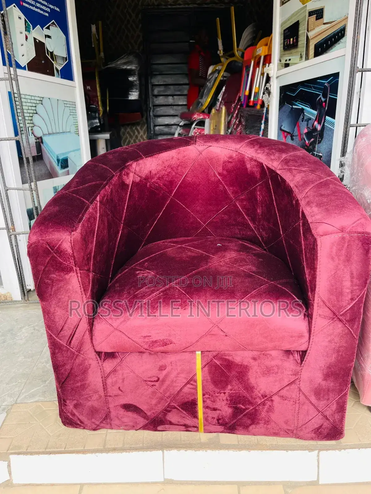 Affordable Luxury Single Chair Sofa – Lagos Delivery