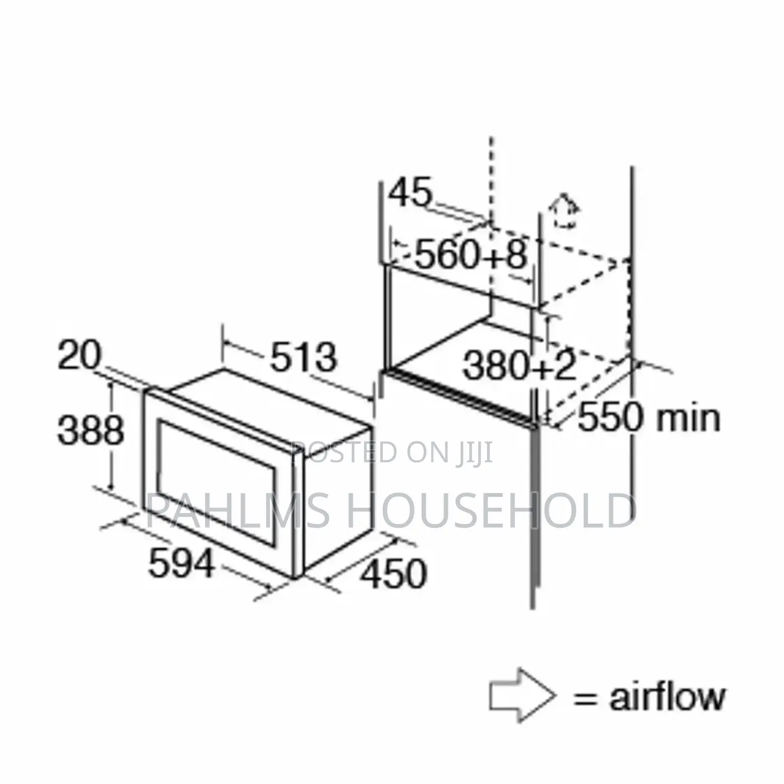 Cda Vm452ss Built in 25l 3in1 Combination Microwave