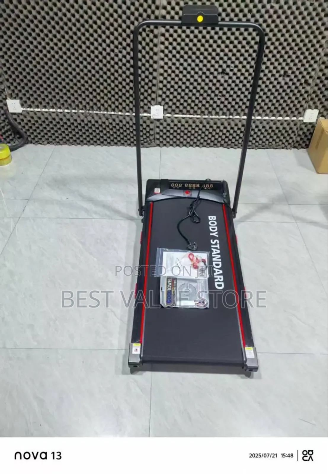 2hp Flat Treadmill Walking Pad With Bluetooth Speaker