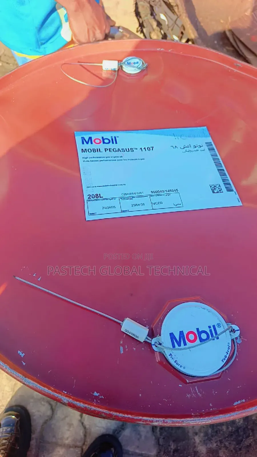 Pegasus 1107 Mobil High Performance Gas Engine Oil.