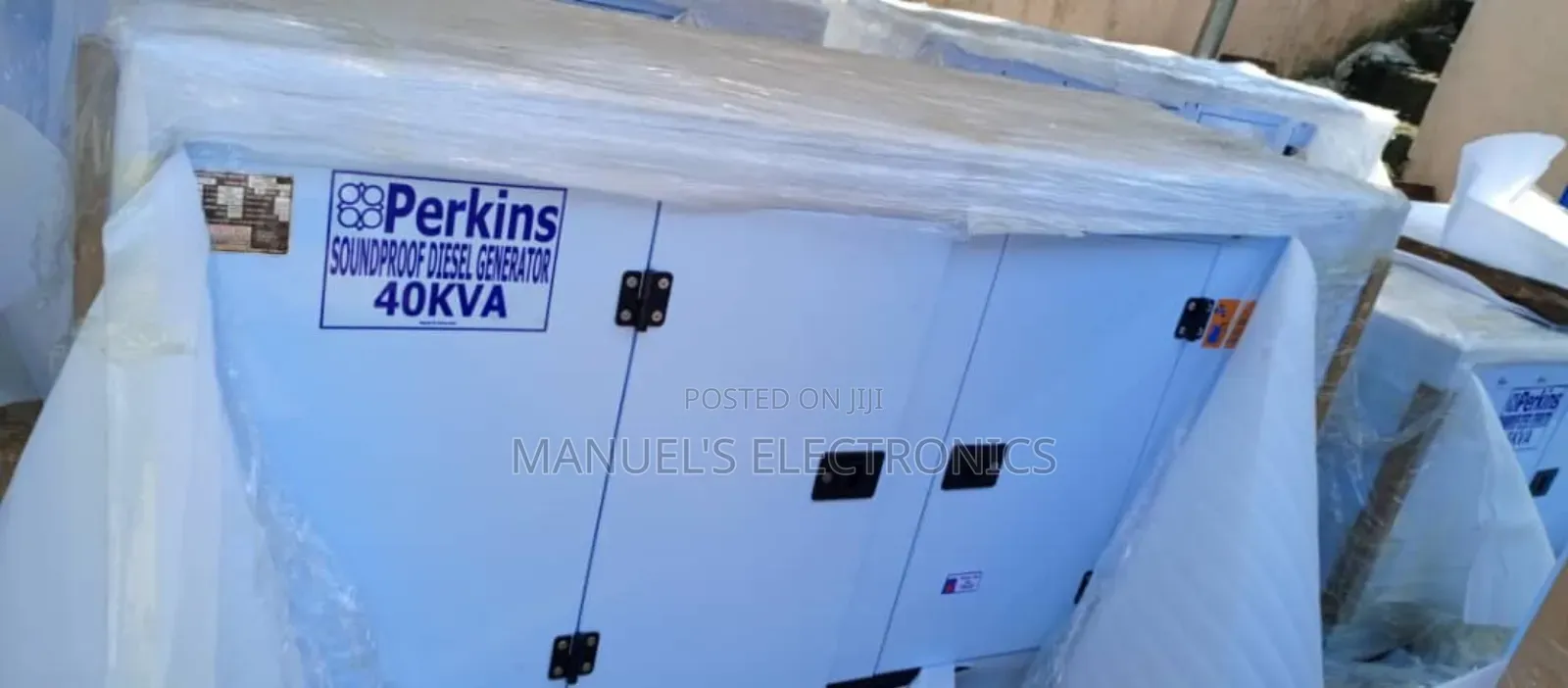 Brand New Perkins 40kva Diesel Soundproof Generator 100% Copper Coil