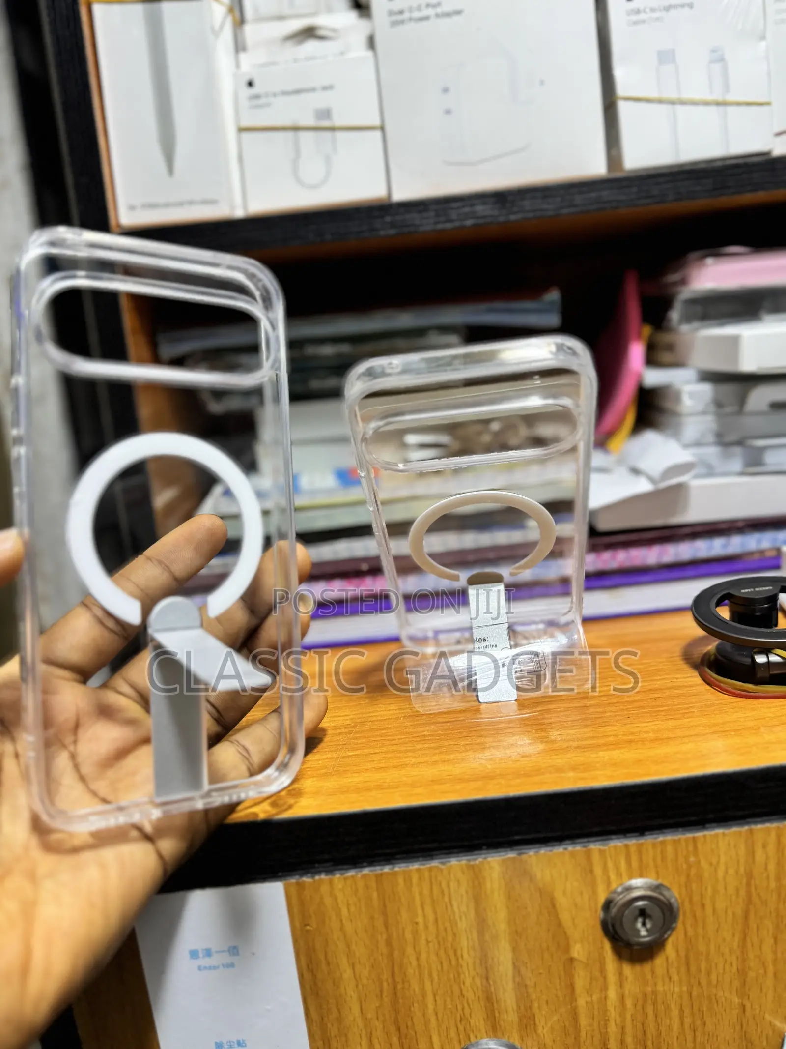 Crystal Clear Magsafe Case With Stand for Google Pixel 10 Pro Xl