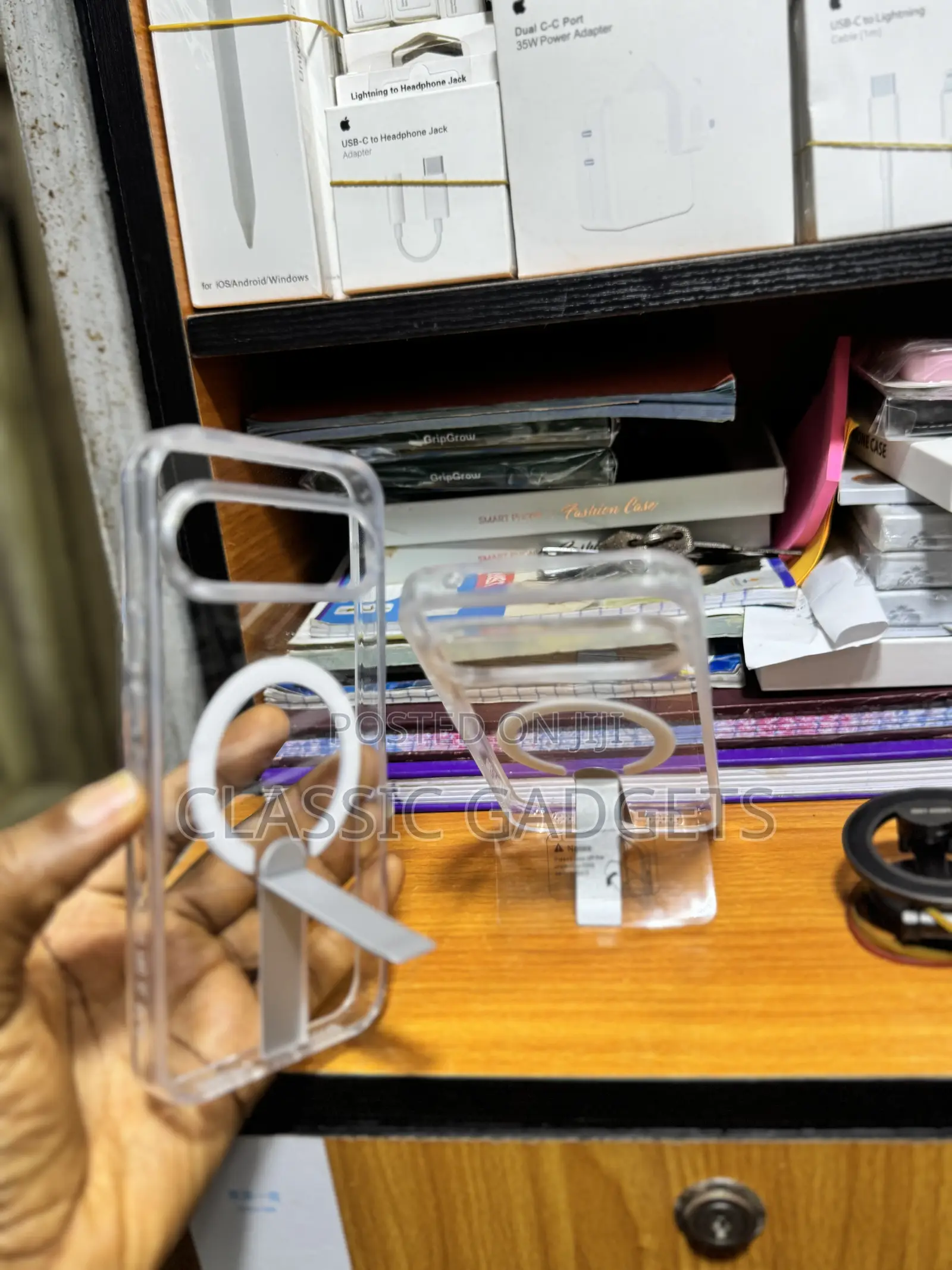 Crystal Clear Magsafe Case With Stand for Google Pixel 10 Pro Xl