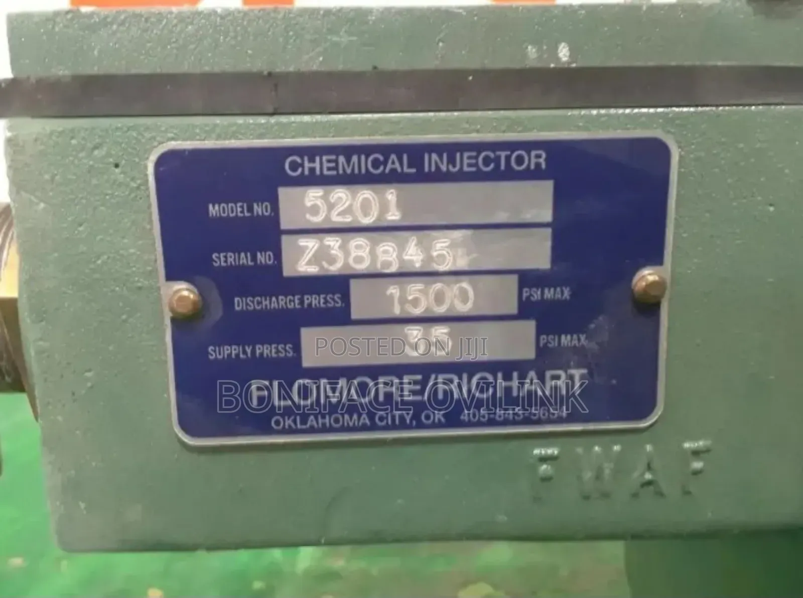 5201 Flomore High Pressure Chemical Injector