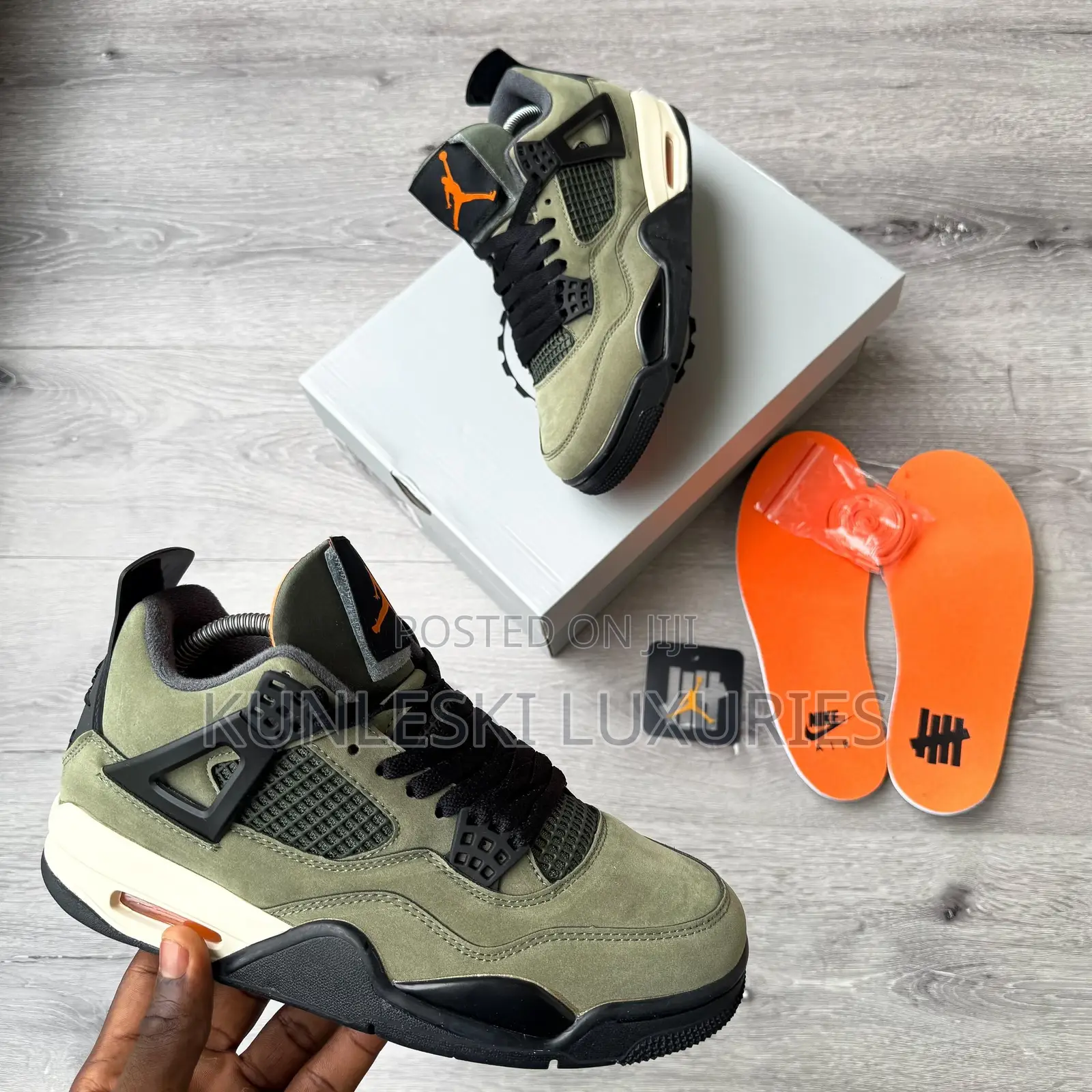 Original Air Jordan 4 Retro Undefeated Sneakers