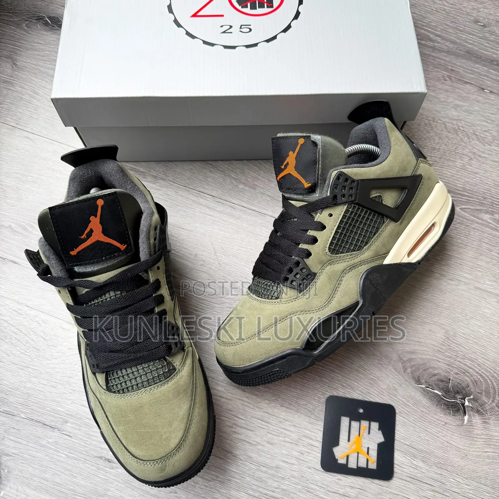 Original Air Jordan 4 Retro Undefeated Sneakers