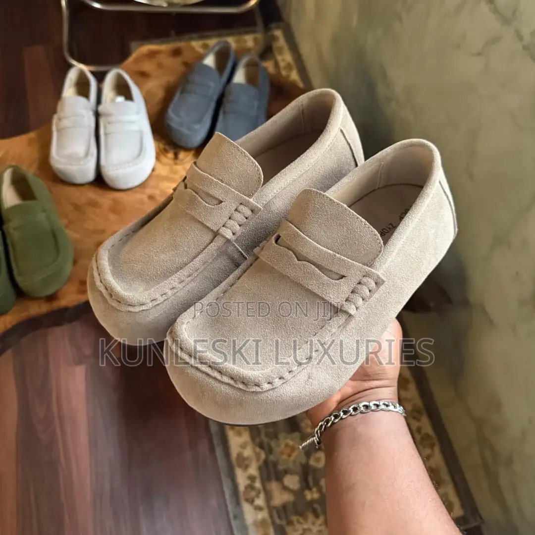 The Wrapped FDCP Suede Louis Stitch Loafers Collections