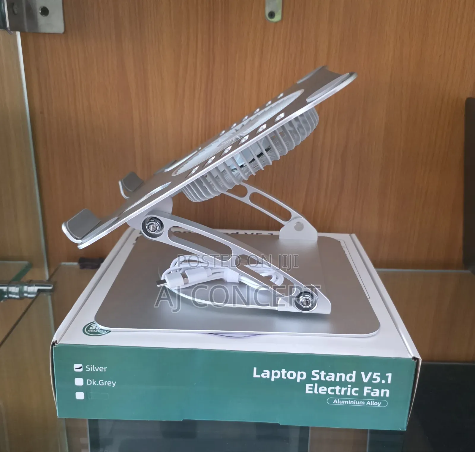 Laptop Stand With Electric Fan 5.1