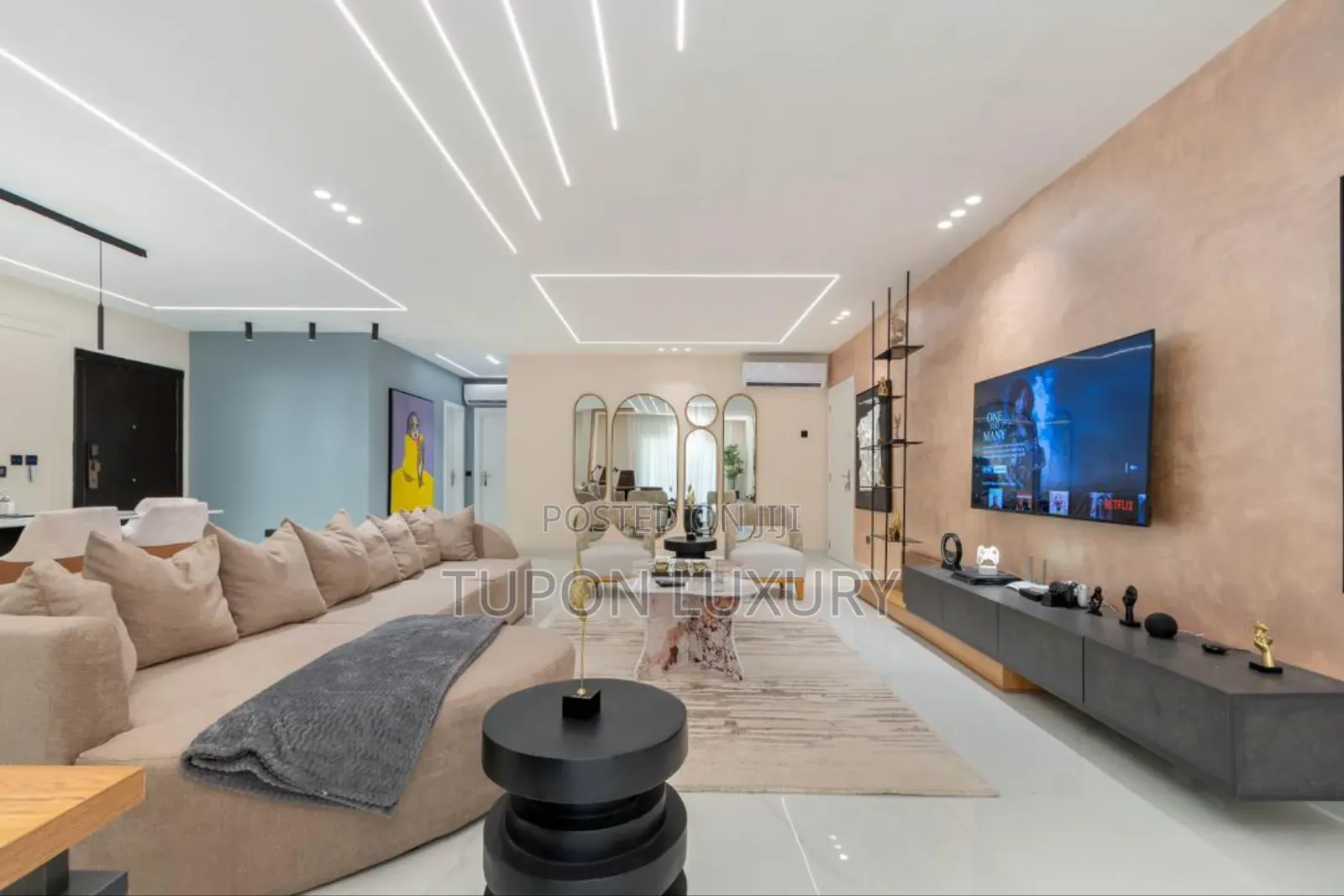 Luxury 3bed With Gym, Pool, Office Space and 2 Balconies