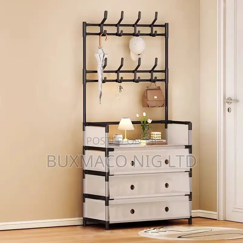 4 Layers Multipurpose Dust-proof Shoe Rack, Bag, Hat Tie Organizer
