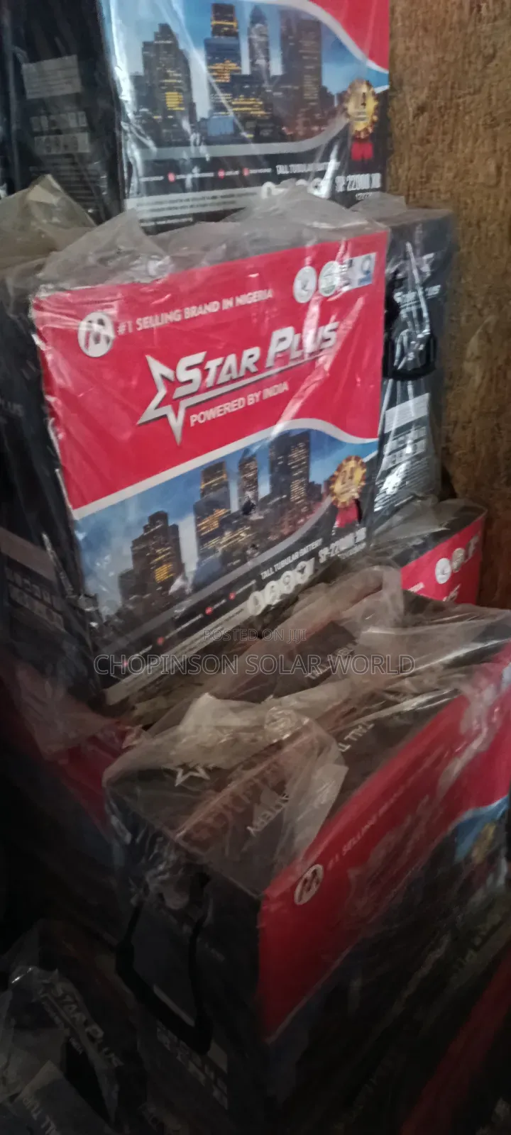 Solar Energy Star Plus Tall Tubular Battery 220ah/12votts