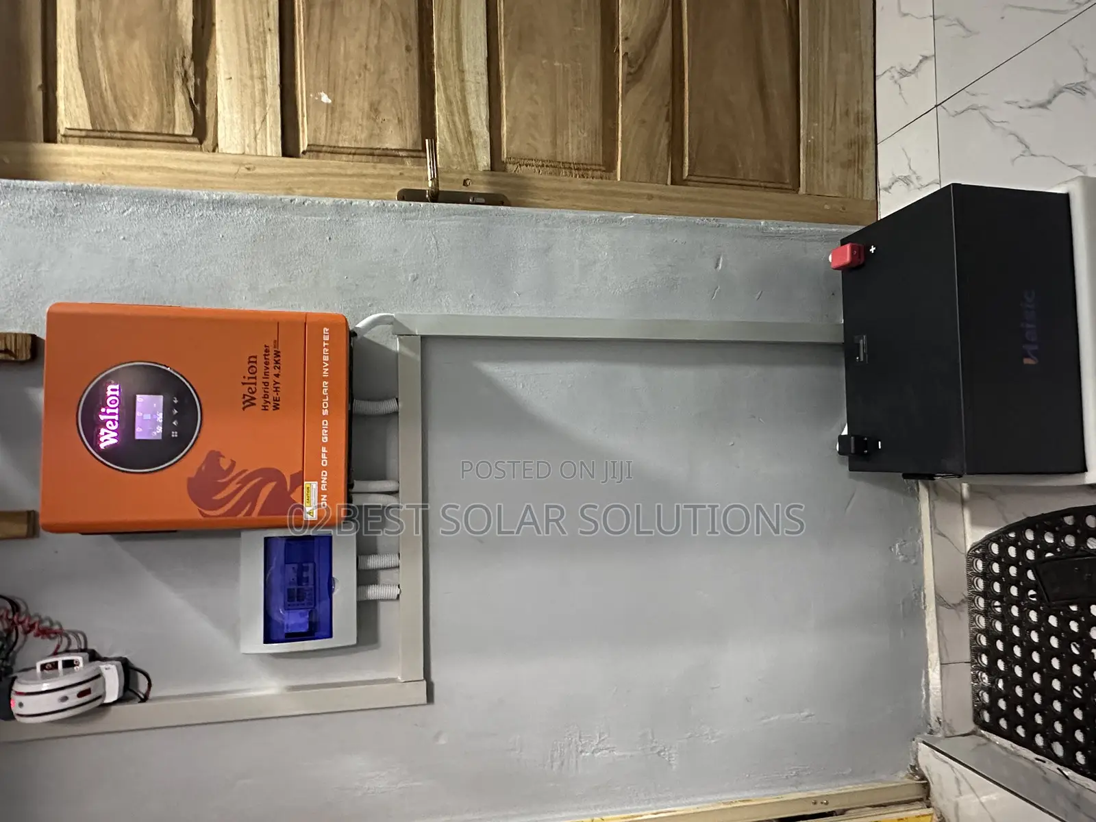 Full Haisic 8kwh Battery/Welion 4.2 Inverter Together.