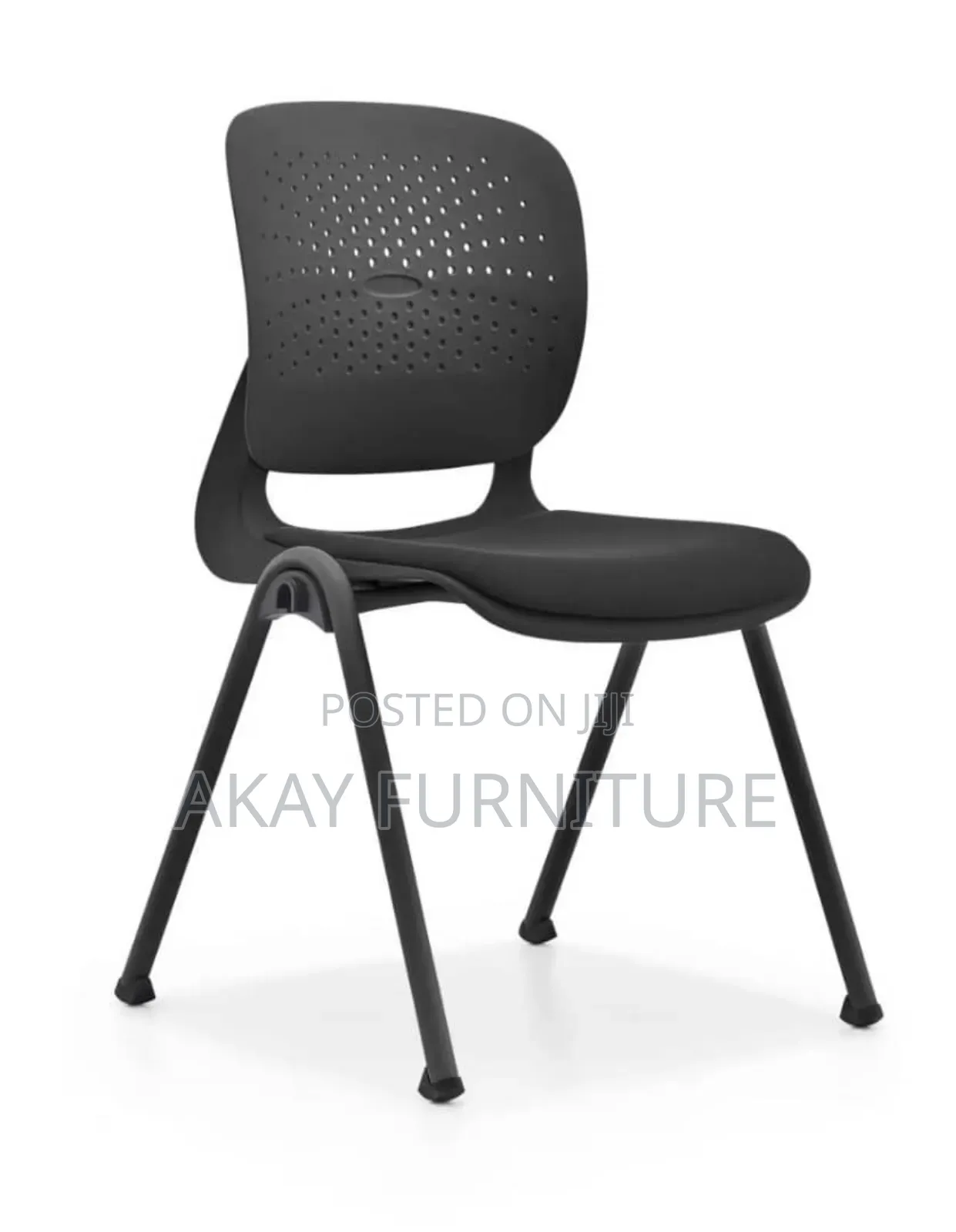Leather Sit With Plastic Back Armless Chairs