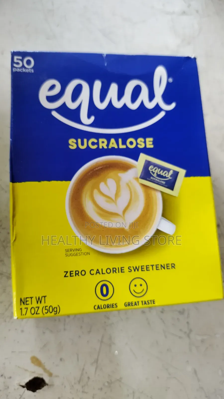 Equal Zero Calorie Sweetener (50 Packets)