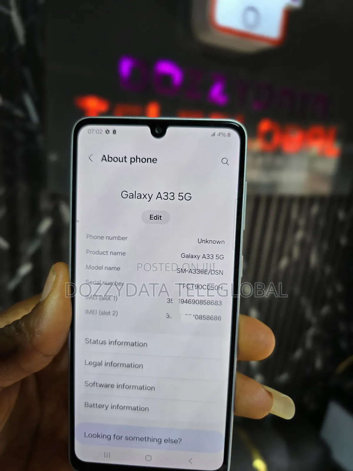 Samsung Galaxy A33 5G 128 GB White