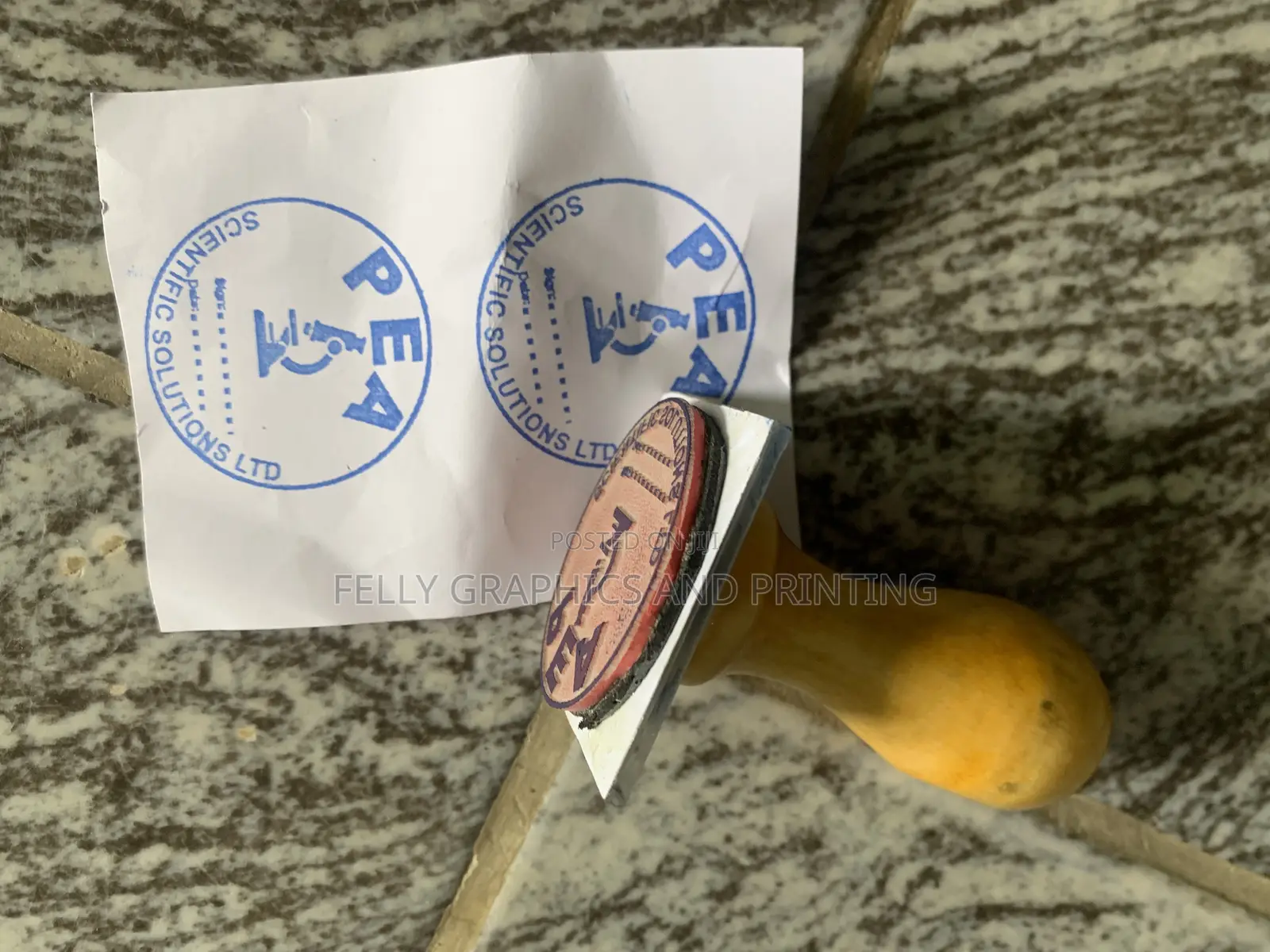 Wooden Handle Stamp