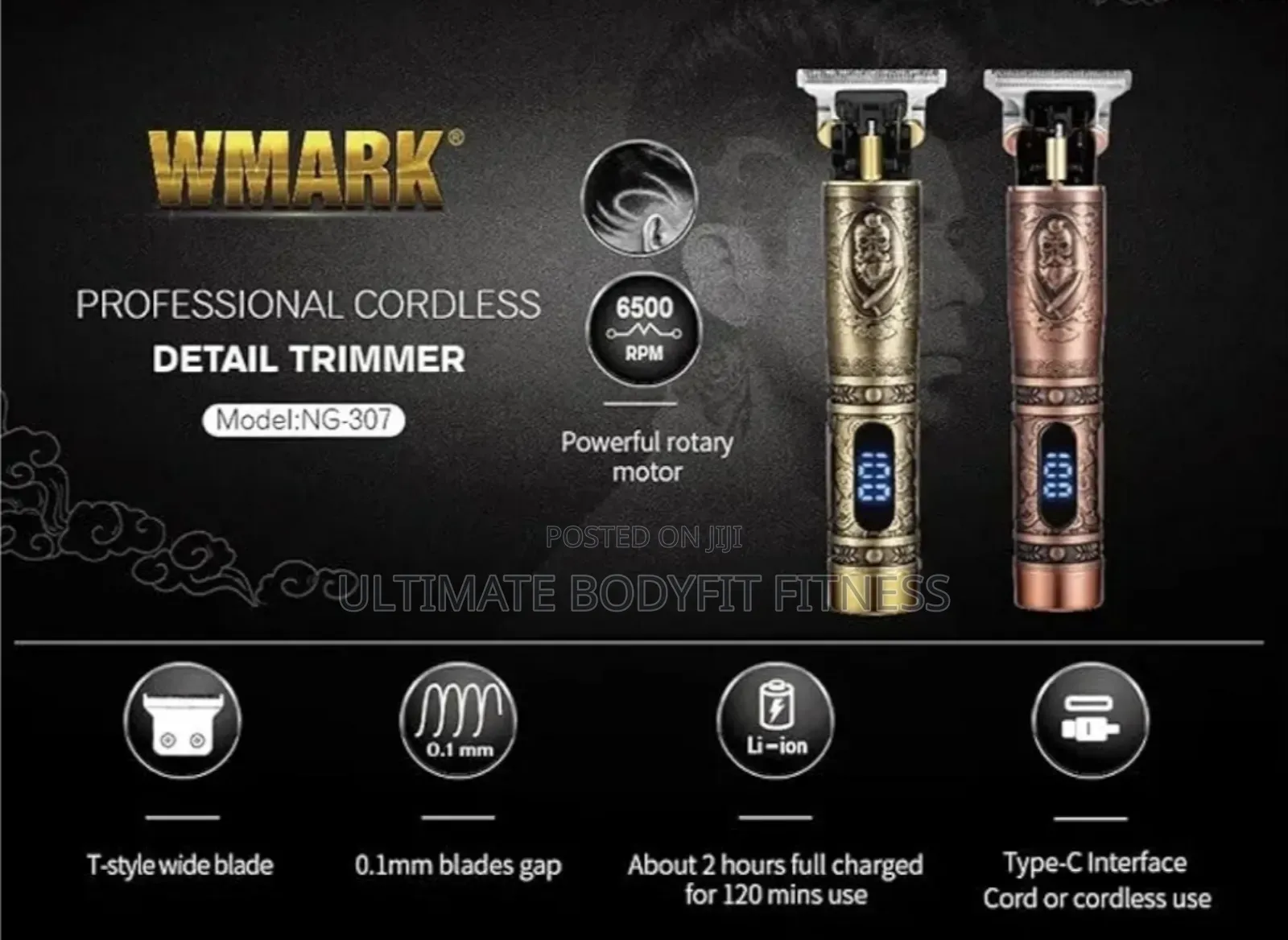 Brand New Wmark Ng-307 Trimmer Clipper