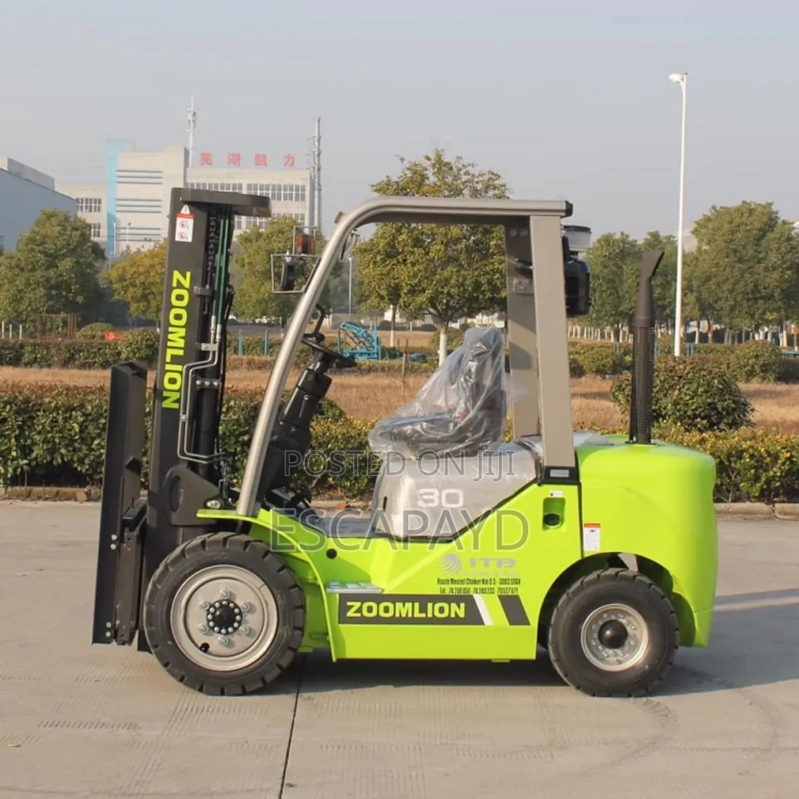 Zoomlion Fd30z 3-Ton Diesel Forklift With Isuzu Engine
