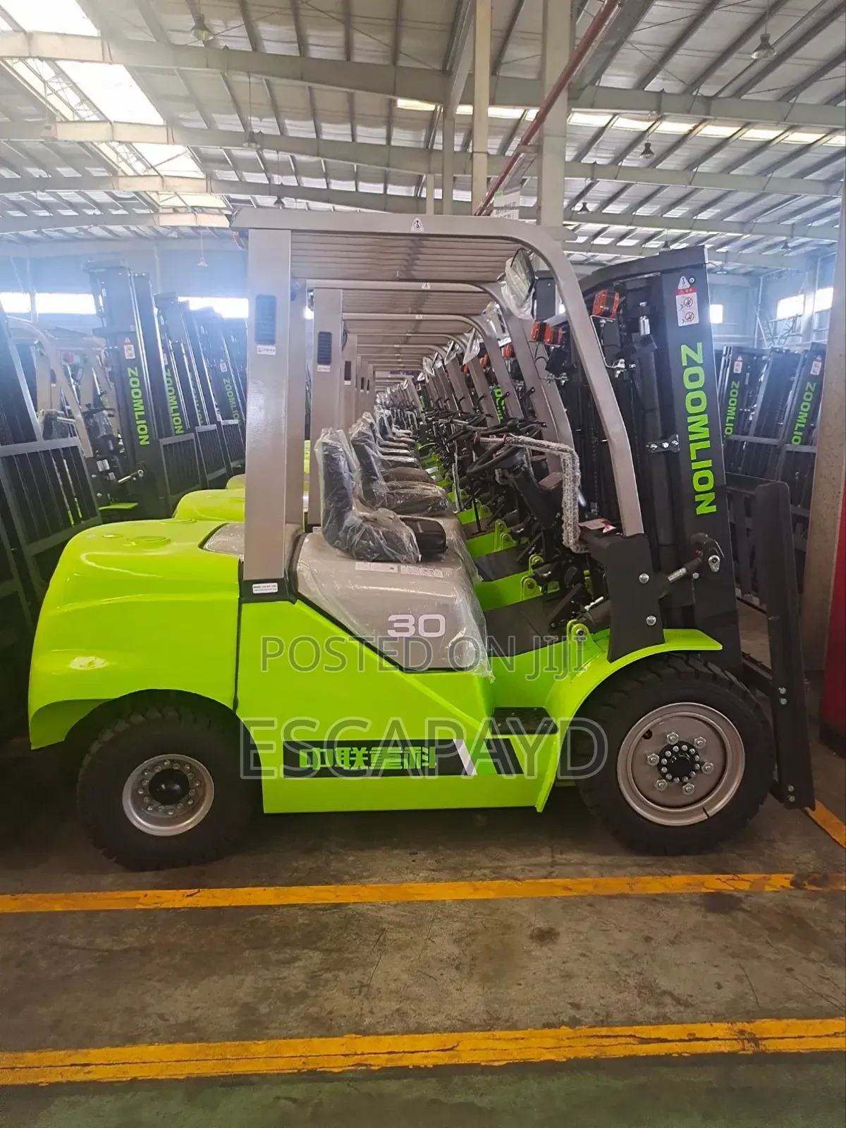 Zoomlion Fd30z 3-Ton Diesel Forklift With Isuzu Engine