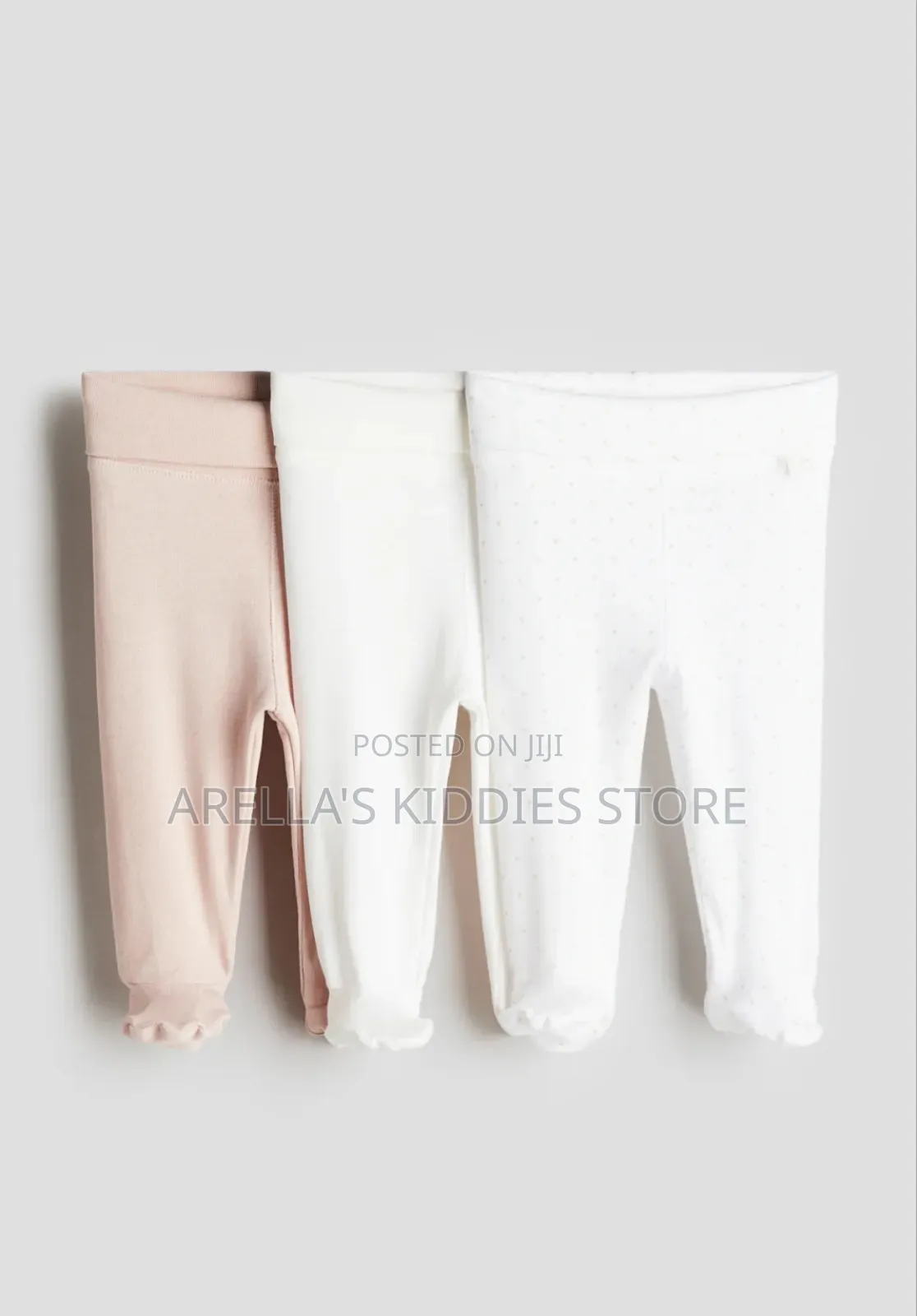 3-Pack Foldover-Waist Leggings