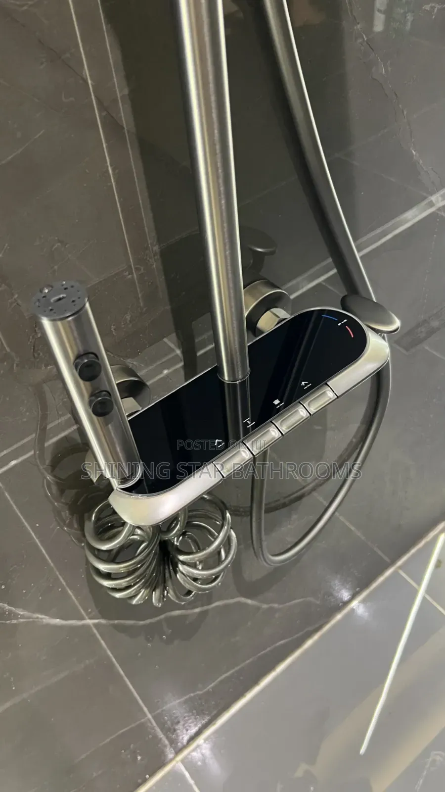 Piano Rainfall Shower Set