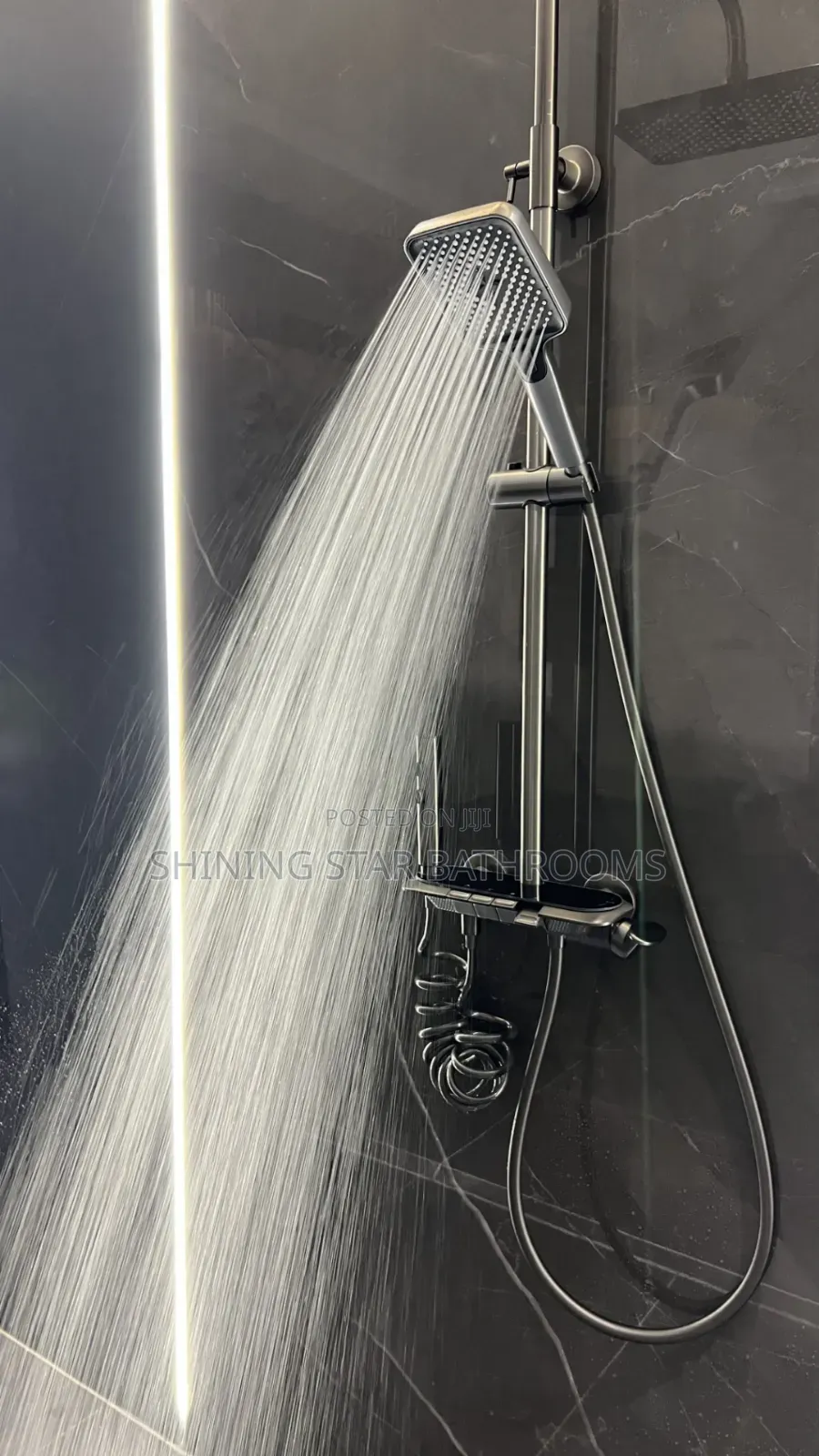 Piano Rainfall Shower Set