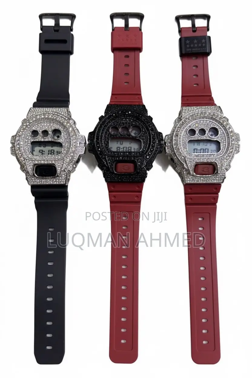 *Quality Grade Stone Dw-6900bb Gshock Wristwatch*