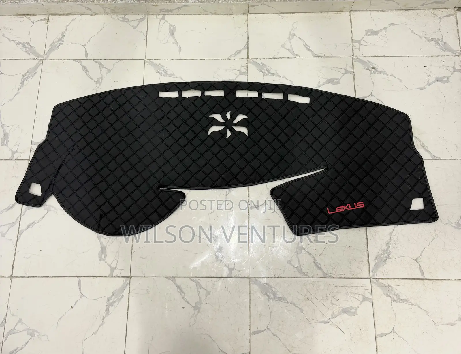 High Quality Plain Black Rx350 Leather Dashboard Cover